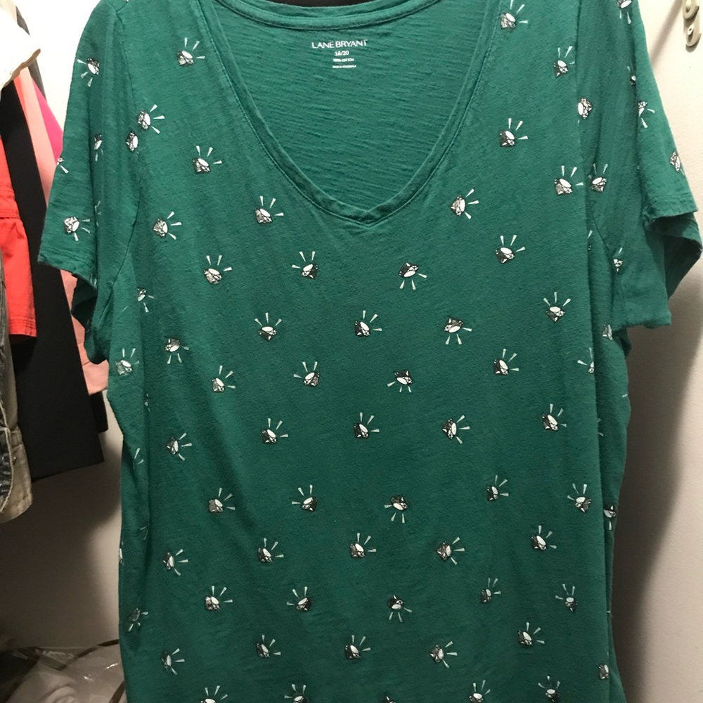 Lane Bryant diamonds screen tee